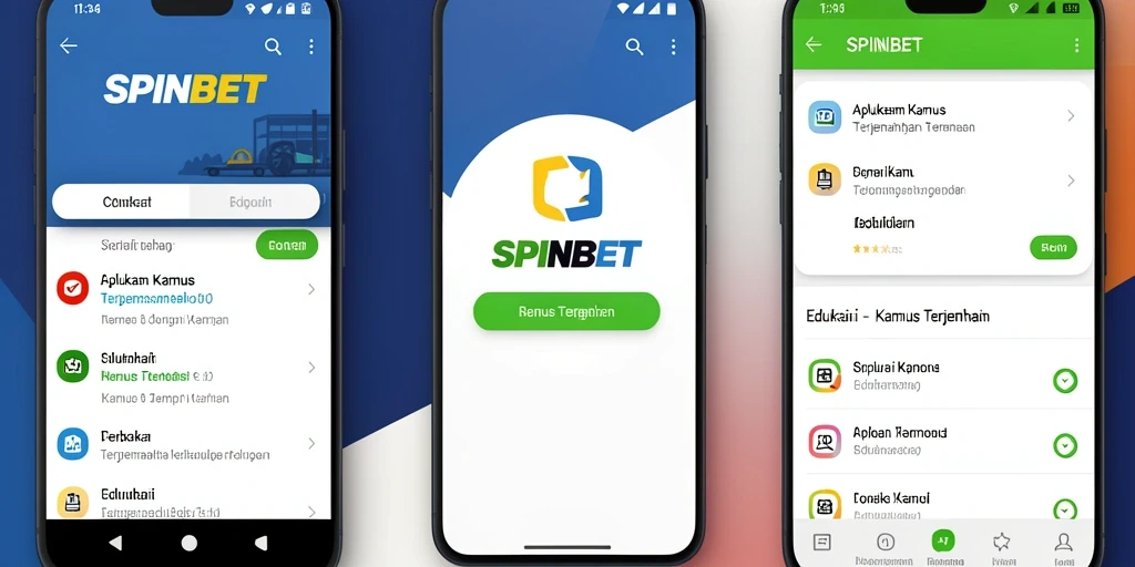 Tampilan antarmuka SPINBET dengan fungsi terjemahan yang mudah digunakan.