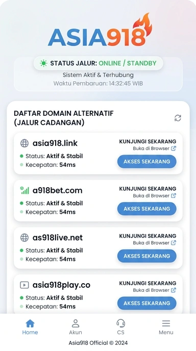 Tampilan link alternatif asia918